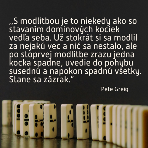 Ako sa modliť pre mladých bádateľov (Pete Greig)